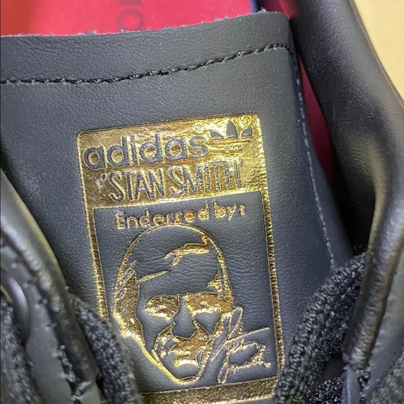 Adidas Stan Smith Black and Primary Color Logo Women’s Sneakers ( size 9) - Picture 12 of 13